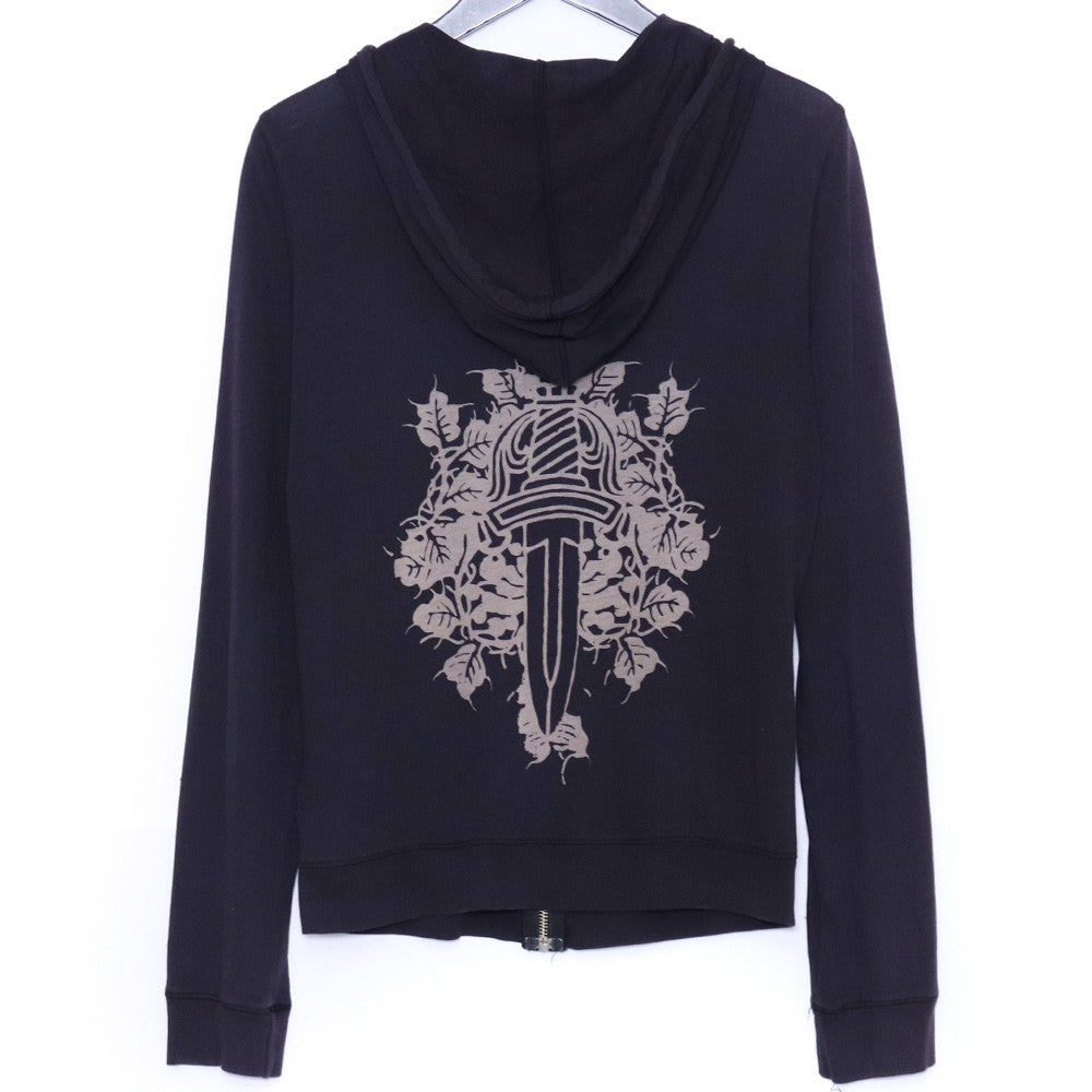 CHROME HEARTS Women's Old Vine Dagger Hoodie Navy Size XS