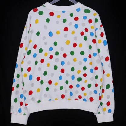 LOUIS VUITTON x Kusama 23SS Painted Sweatshirt White Size L