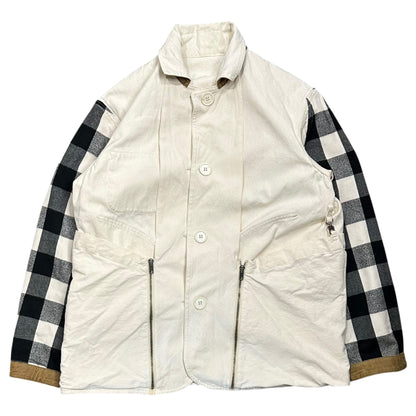 MAISON MARGIELA 22SS 4-Way Check Cotton Jacket Size 36