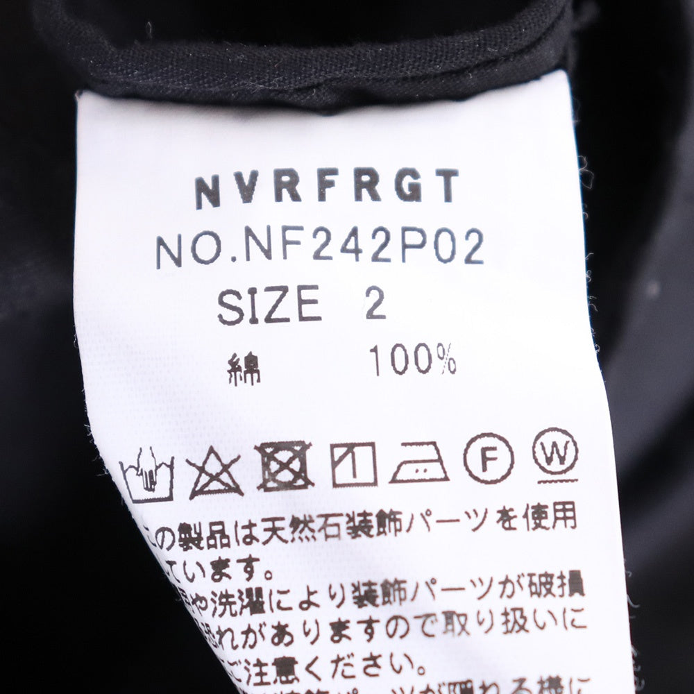 NVRFRGT 24AW 3D Twisted Cargo Pants Black Size 2