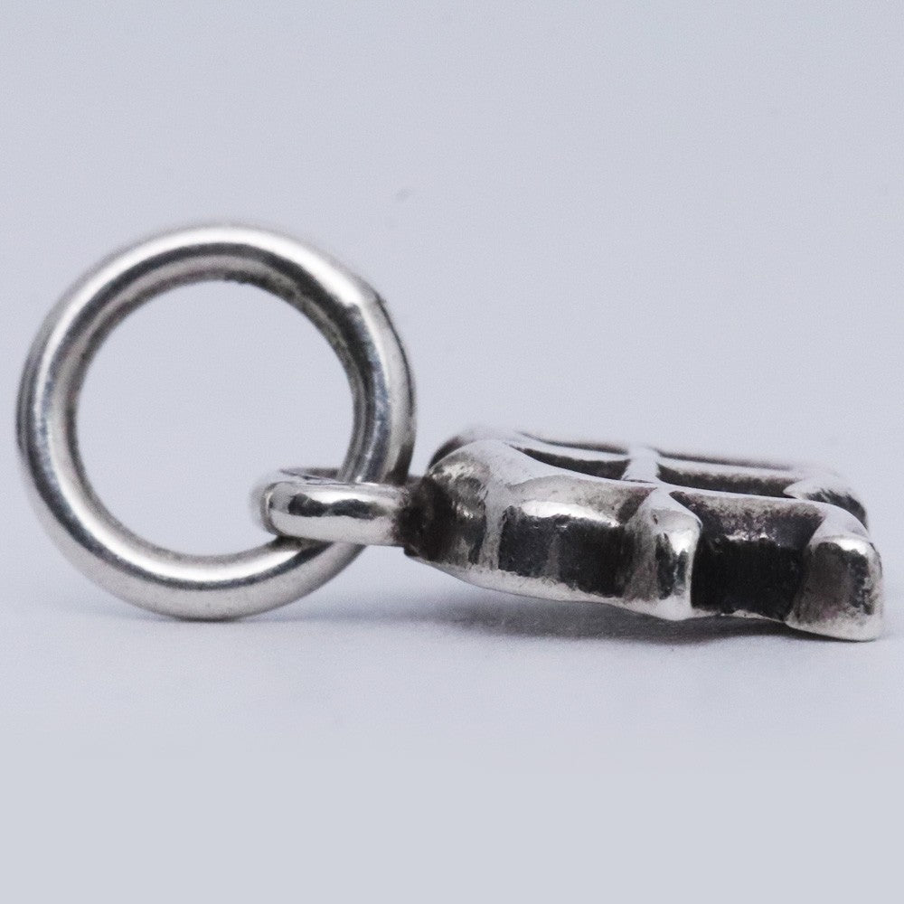 Chrome Hearts Stack Alphabet M Silver Charm Size F