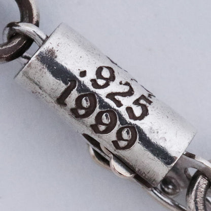 CHROME HEARTS Paper Chain Necklace Silver