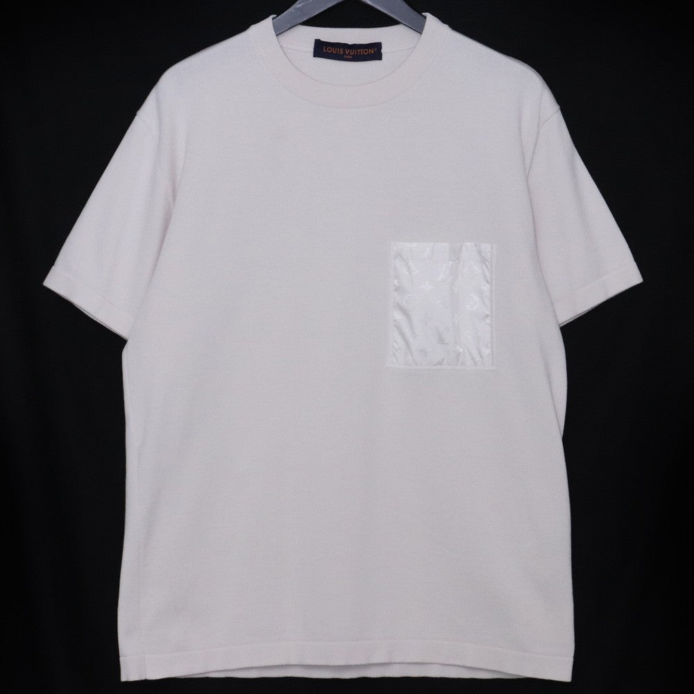 LOUIS VUITTON 25SS Monogram Nylon T-Shirt Ivory Size S