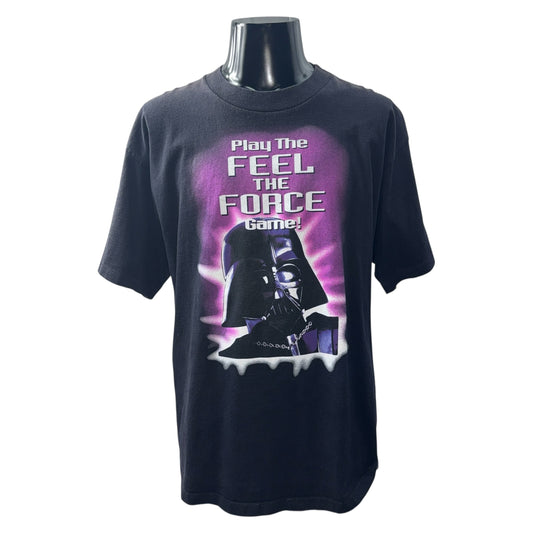 Star Wars “Play The Feel The Force Game!” T-Shirt Black Size XL