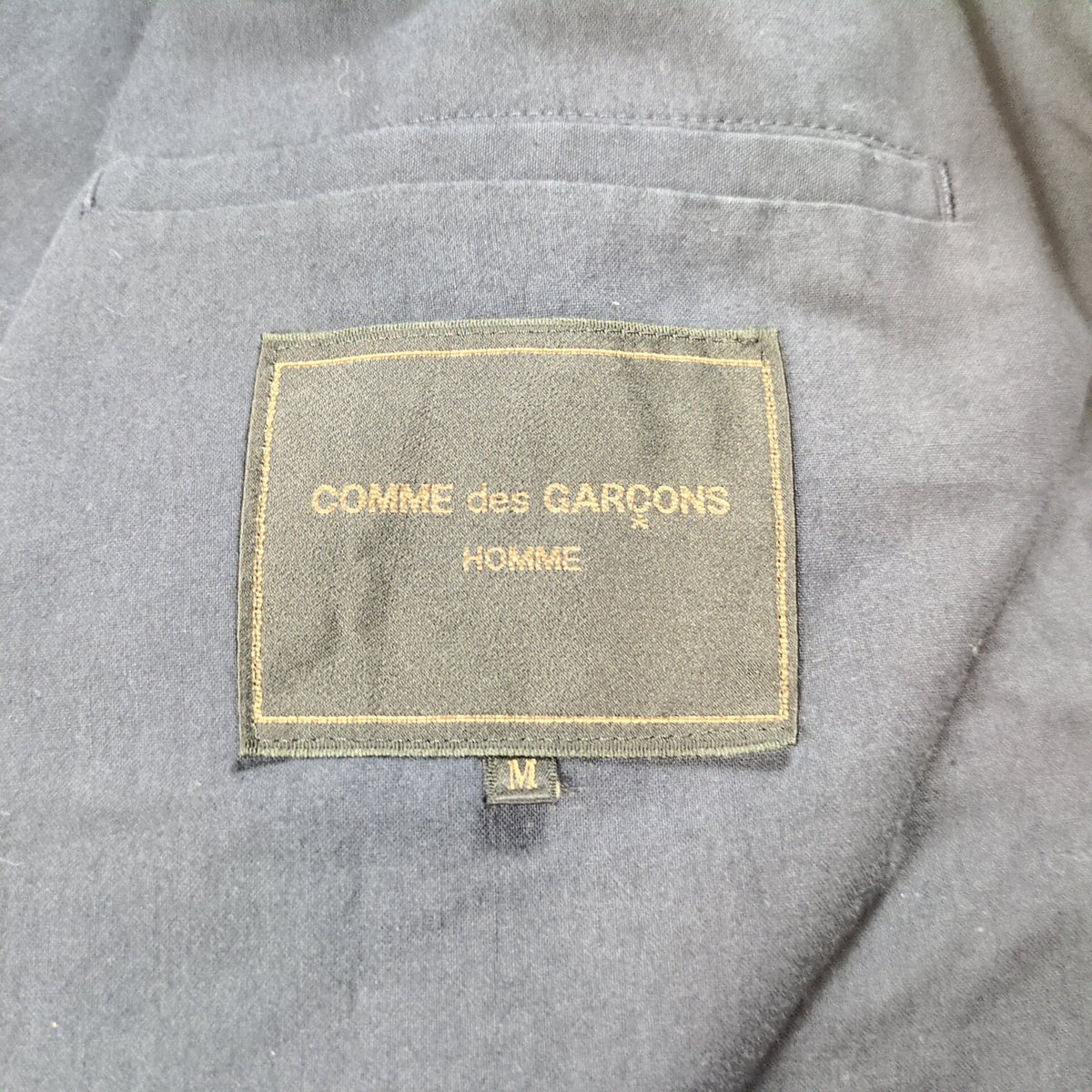 COMME des GARCONS HOMME Tanaka Balmacaan Coat Size M