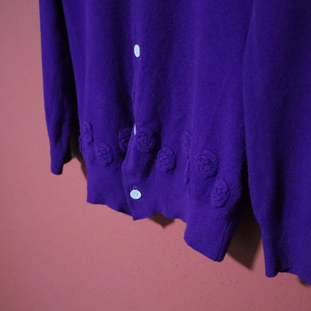 Comme des Garcons 99AW 3D Flower Knit Cardigan Size FREE