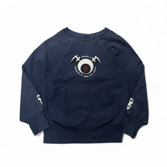 Vintage 90s DEVILOCK STORMY Misfits Logo Sweatshirt Size M