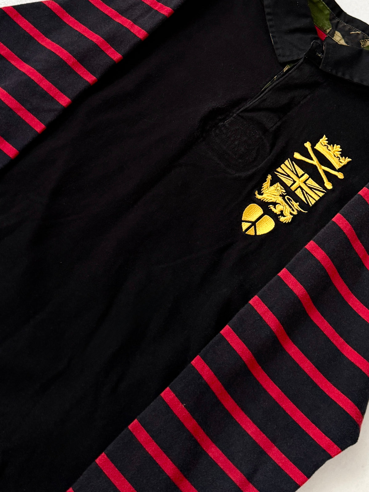Griffin Cotton Border Design Polo Shirt Size S