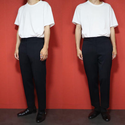 Jil Sander Black Slim Fit Stretch Pants Made in Size 38