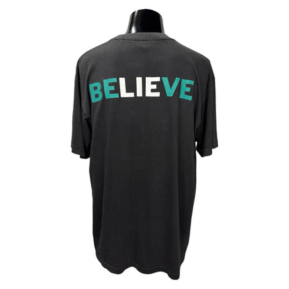 MARILYN MANSON 90s Vintage BELIEVE Christ T-Shirt Size L
