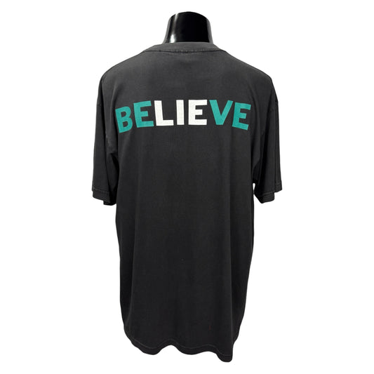 MARILYN MANSON 90s Vintage BELIEVE Christ T-Shirt Size L