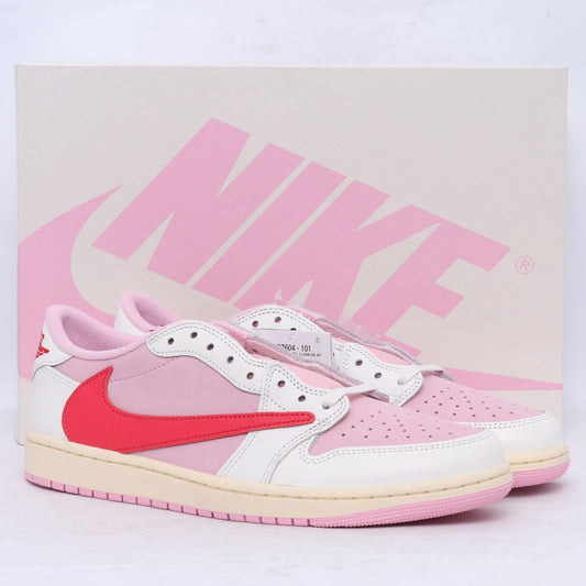NIKE x TRAVIS SCOTT Air Jordan 1 Low Sneakers Pink Size 28CM