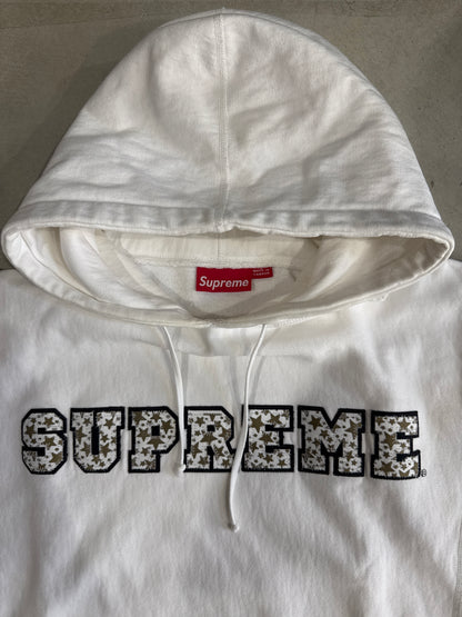 Supreme Collegiate Patchwork Leather Hoodie Size L