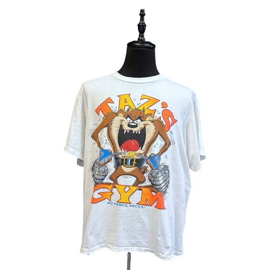 LOONEY TUNES TAZ'S GYM Vintage Size XL