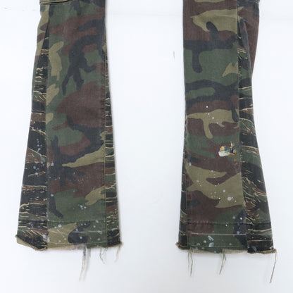 GALLERY DEPT. Camo Flare Carpenter Pants Khaki Size 31