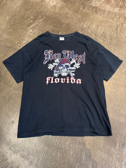 Vintage Black Cotton Tee Size L