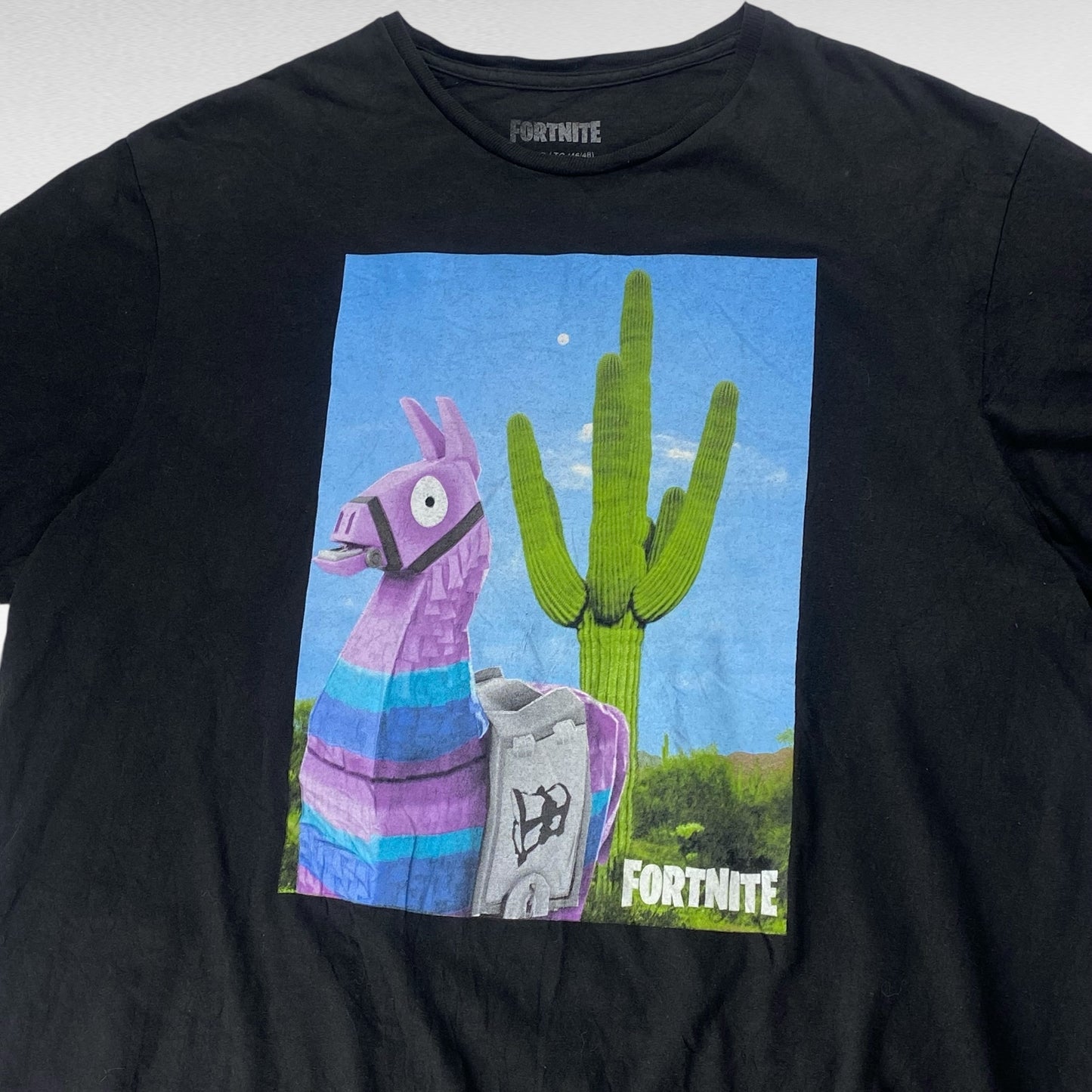 Fortnite Short Sleeve T-Shirt Black Size XL
