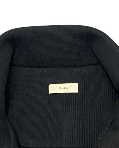 XLIM Black Textured Track Jacket Panelled Details