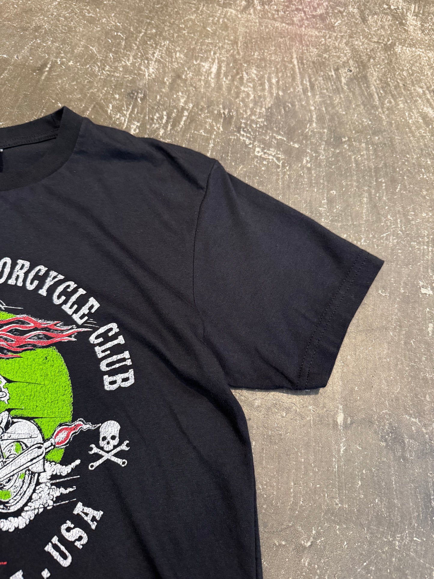 Vintage Black Cotton Blend Tee Size S