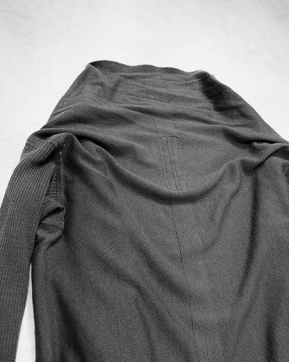 Rick Owens F/W13 PLINTH Merino Wool Drape Cardigan Size 48