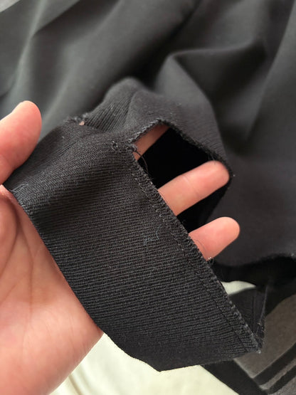 Martin Margiela Wool Mohair Plain White Tag Pants Black