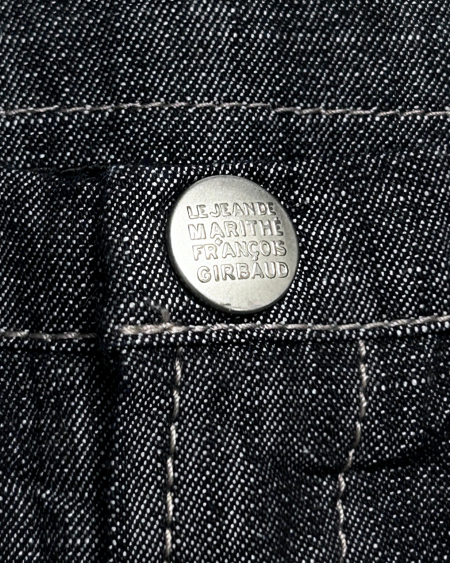 Marithe + Francois Girbaud Contrast Flare Denim Size SS