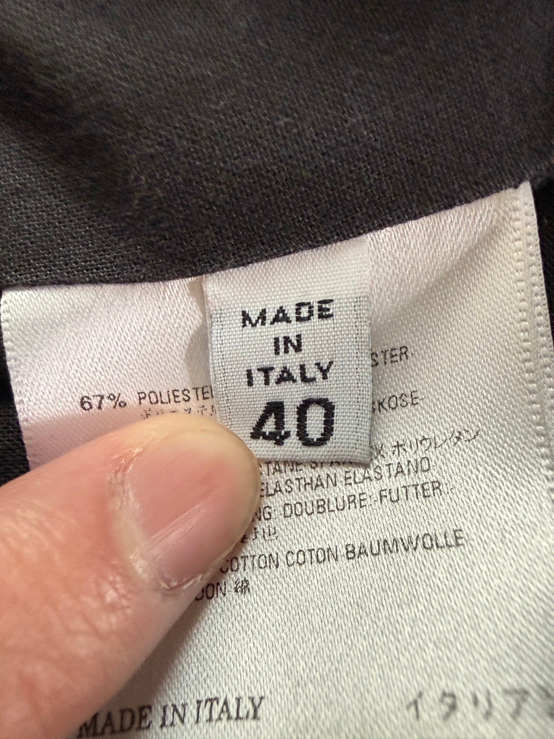 Martin Margiela AW08 Last Collection Blazer Black Size 40