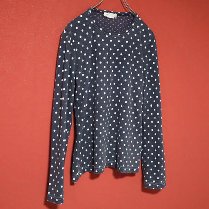 Comme des Garcons 11AW Back Cutout Dot Panel Long Sleeve Tee Size M