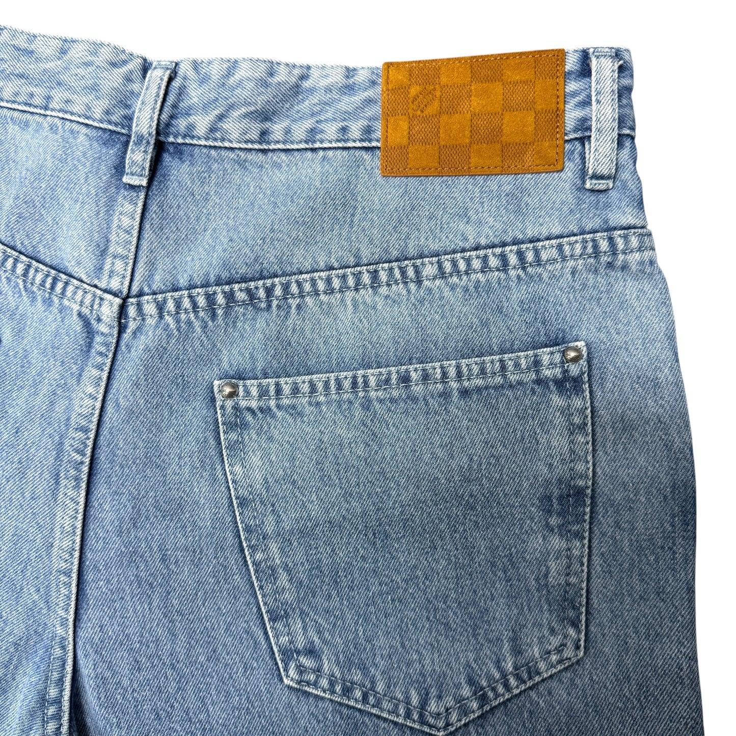 LOUIS VUITTON 25SS Monogram Skate Denim Pants Size 31