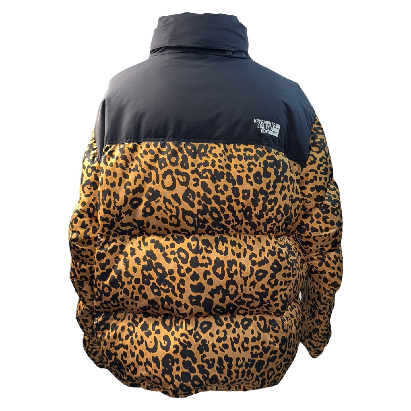 Vetements Down Jacket Leopard Size XL
