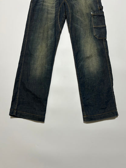 Dolce & Gabbana D&G 2000s Indigo Painter Jeans Size 44