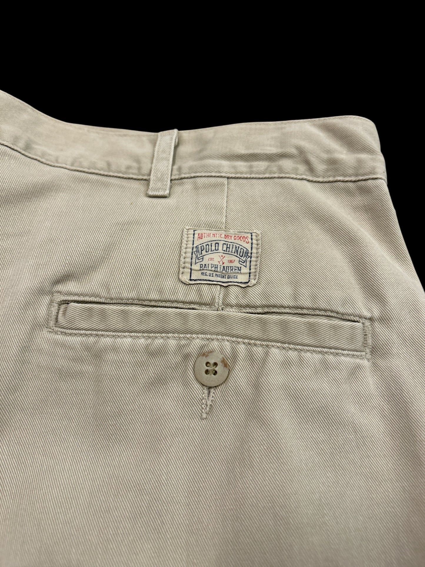 USA 90s Polo Ralph Lauren 2Tuck Chino Pants Size 40