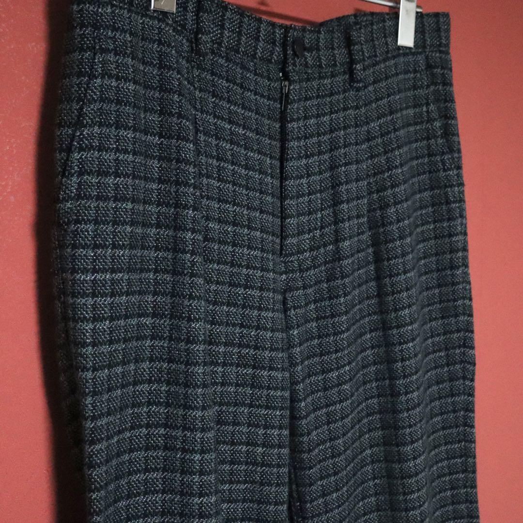 Comme des Garcons Homme Deux 14AW Cropped Check Pants Size S