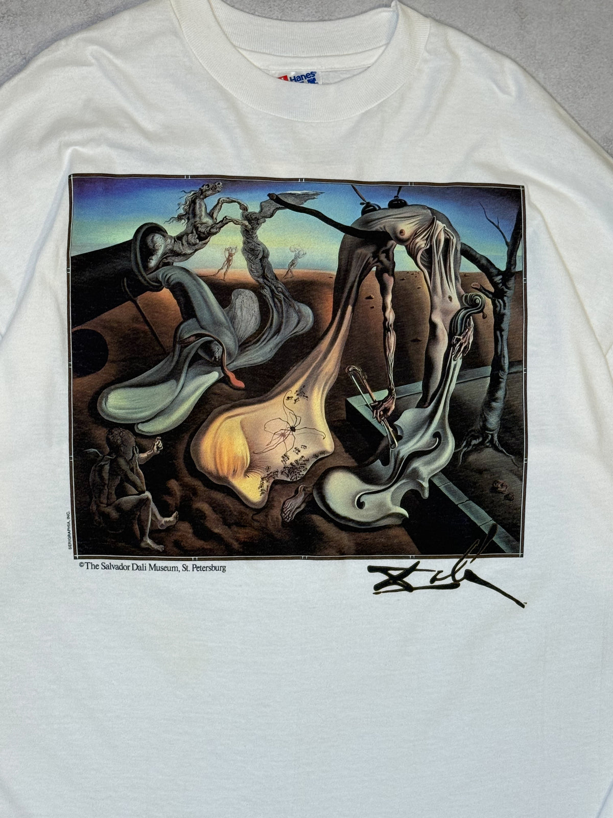 Salvador Dali 90s Dead Stock Night Spider White Size XL