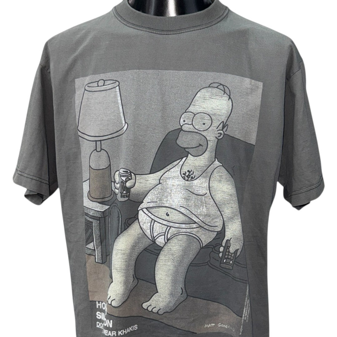 The Simpsons 90s HOMER SIMPSON STANLEY DESANTIS T-Shirt Size L