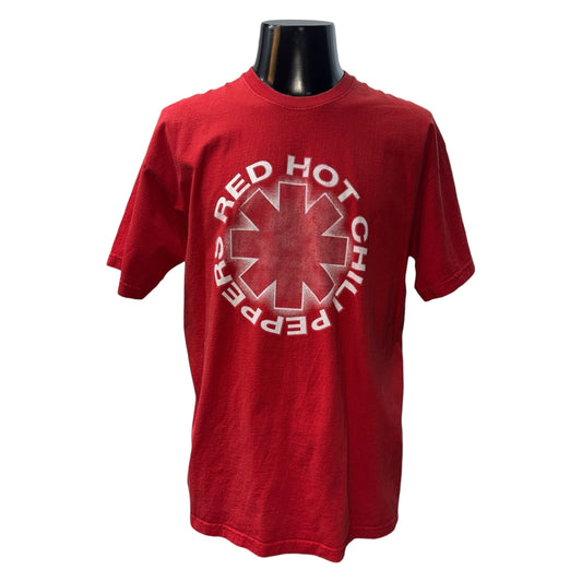 RED HOT CHILI PEPPERS Live Tour 2006 T-Shirt Red Size L