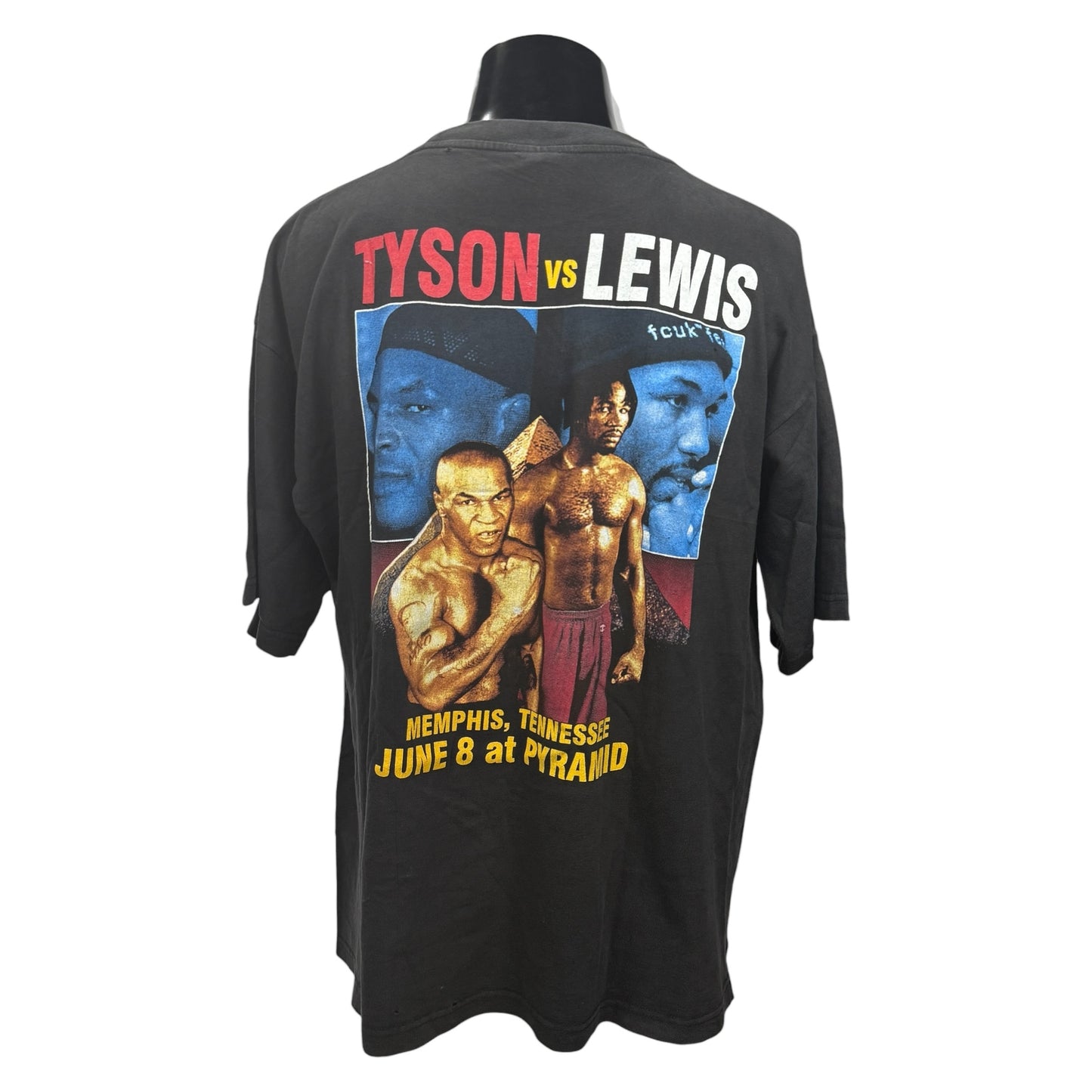 TYSON vs LEWIS 00s RUMBLE ON THE RIVER vs T-Shirt Size XL