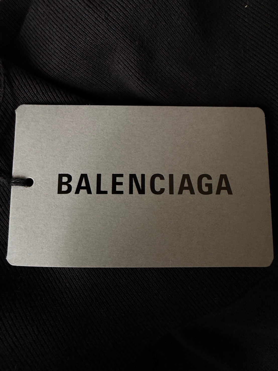 BALENCIAGA 2020s Cotton Cropped Hoodie Black Size XS