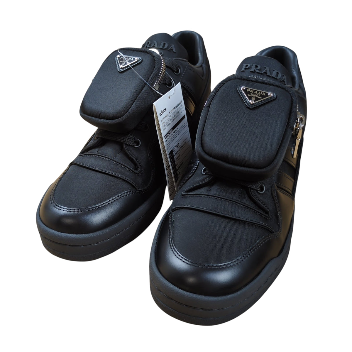 PRADA x adidas Re-Nylon Forum Low Sneakers Black Size 27.5cm