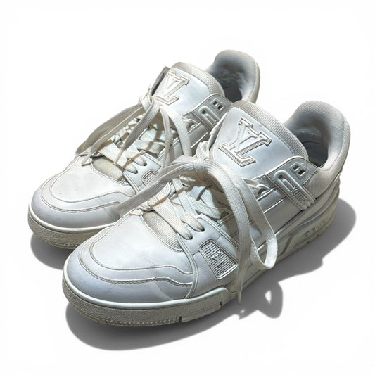Vintage LOUIS VUITTON LV Trainer White Sneakers Size 7