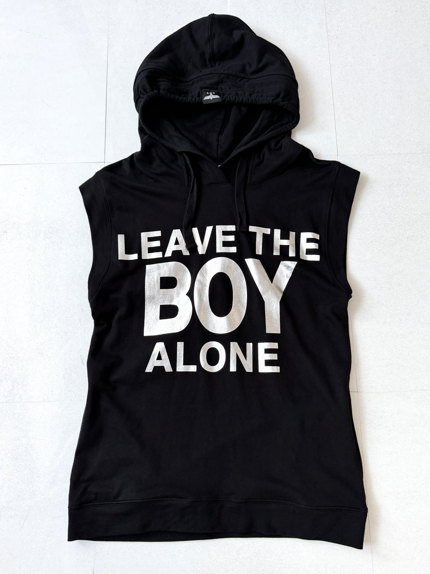 BOY LONDON Big Hood Cotton Vest Size FREE