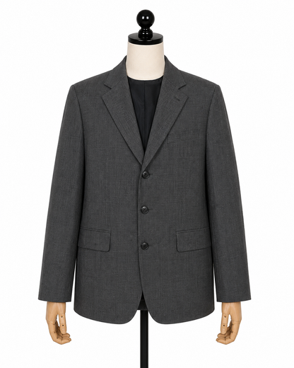 Gaultier Homme Objet Grey 3-Button Blazer