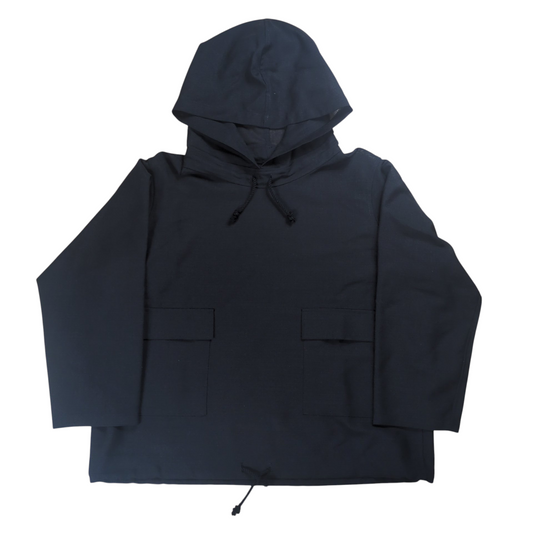 Y's Summer Wool Gabardine Smock Hoodie