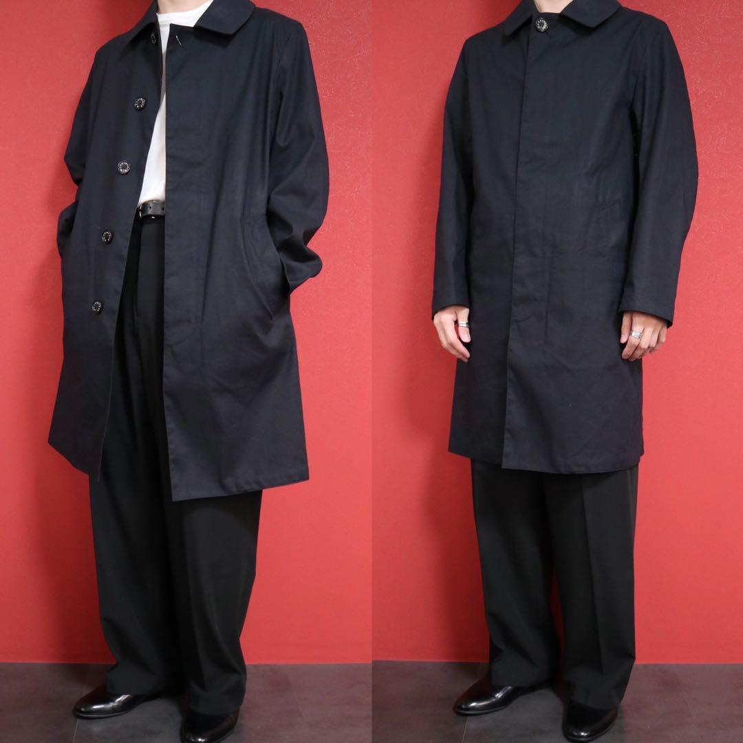 Mackintosh Dunkeld Rubberized Balmacaan Coat Long Size M