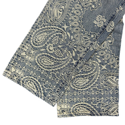 SUPREME 25SS Bandana Jacquard Baggy Jean Size 32