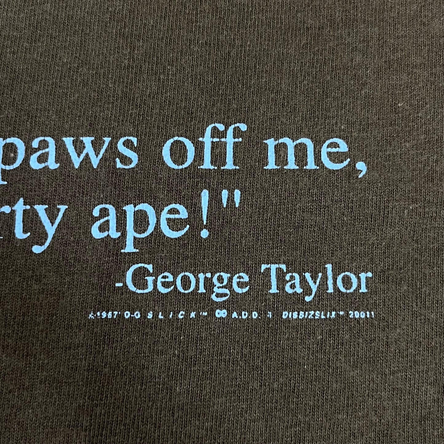 Vintage 00s DISSIZSLIX Bape-inspired Planet Apes Tee Size M