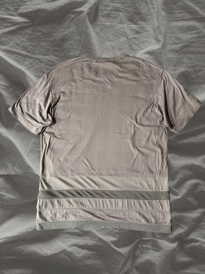 COMME des GAR SS16 Cotton Switching T-Shirt Beige Size S