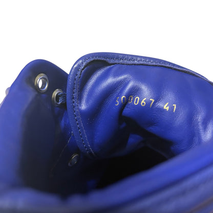 Balenciaga Panelled Leather High Blue Size 41