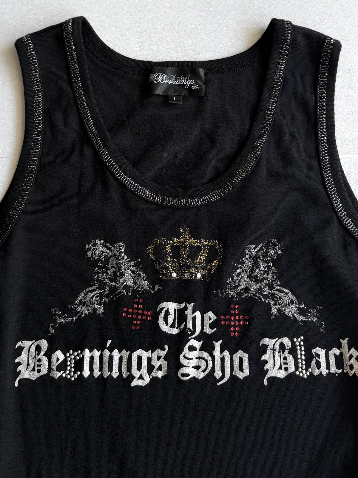 BERNINGS SHO Black Kingdom Tanktop Cotton Size L