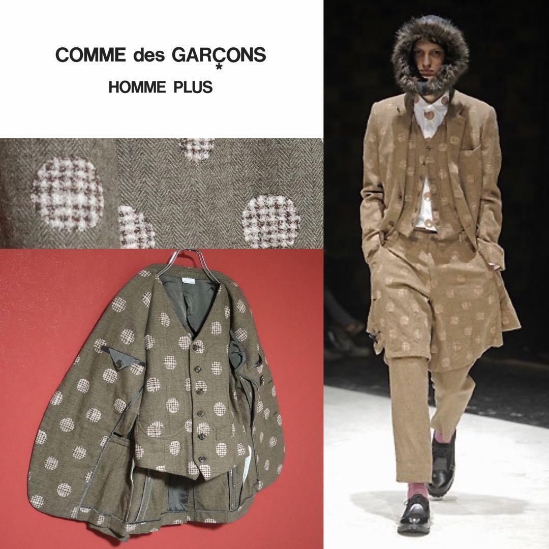 COMME des GARCONS HOMME PLUS 10AW Tweed Jacket Size XS